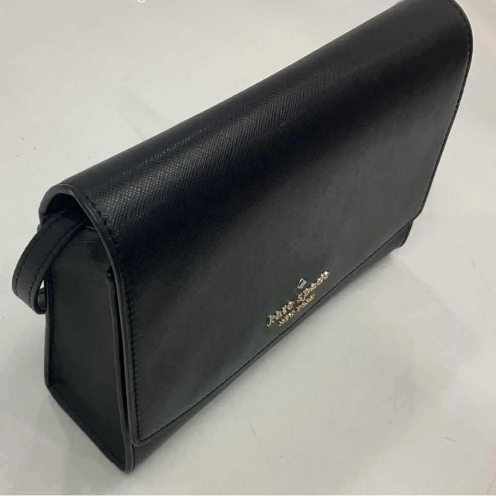 Kate Spade Black Crossbody Silver as Chain Accent - Picture 7 of 9